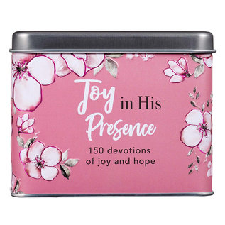 Devotional Cards in a Tin - Joy in His Prescence