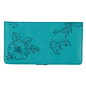 Checkbook Cover - Strength and Dignity, Turquoise