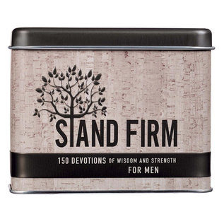Stand Firm: 150 Devotional Cards for Me, Tin