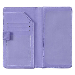 Checkbook Cover - I Know the Plans, Purple Floral