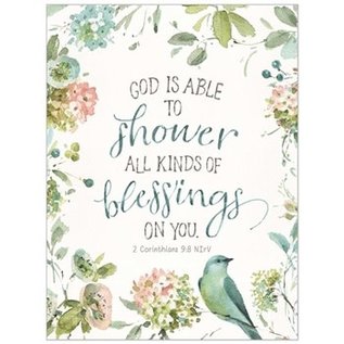 Note Cards - God is Able to Shower All Kinds of Blessings on You