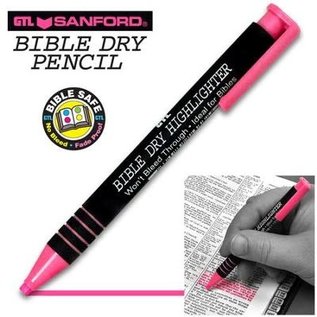 Highlighter: Bible Dry, Pink