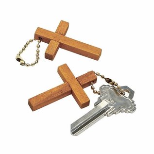 Keychain - Wooden Cross