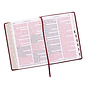 KJV Super Giant Print Reference Bible, Burgundy Faux Leather, Indexed