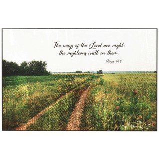 Wall Art - The Ways of the Lord are RIght