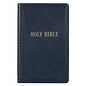 KJV Giant Print Reference Bible, Dark Blue Faux Leather, Indexed
