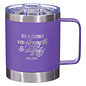 Stainless Steel Mug - Strength & Dignity, Purple Camp Style