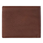 Men's Wallet - Blessed is the Man, Brown Genuine Leather