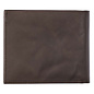 Men's Leather Wallet - With God All Things are Possible, Brown Genuine Leather