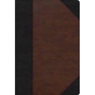 CSB Super Giant Print Reference Bible, Brown Leathersoft