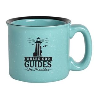 Mug - Where God Guides, Blue Camp Style