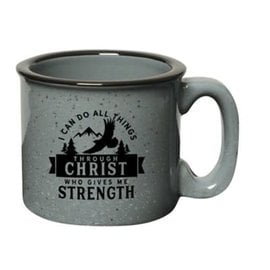 Mug - I Can Do All Things, Gray Camp Style