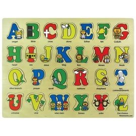 Bible ABCs Puzzle, Wooden