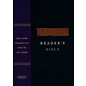 NKJV Reader's Bible, Black and Brown Imitation Leather