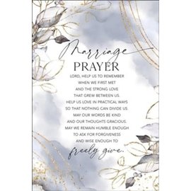 Plaque - Marriage Prayer