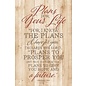 Plaque - Plans For Your Life, Wood