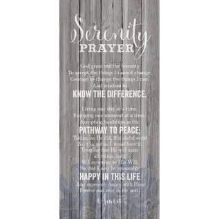 Plaque - Serenity Prayer, Wood