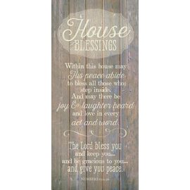 Plaque - House Blessings, Wood