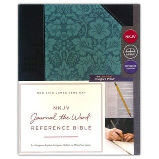 NKJV Journal the Word Reference Bible, Blue Leathersoft