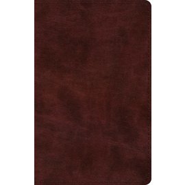 ESV Large Print Thinline Bible, Mahogany TruTone