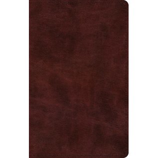 ESV Large Print Thinline Bible, Mahogany TruTone