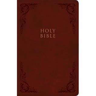 KJV Large Print Personal Size Reference Bible, Burgundy LeatherTouch
