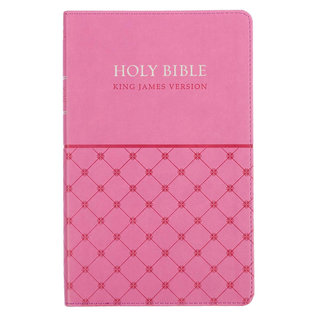 KJV Gift Edition Bible, Pink Faux Leather