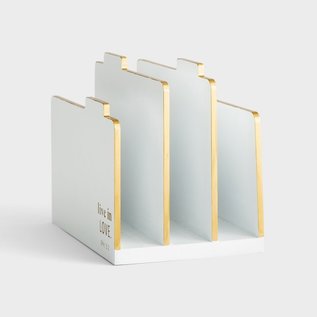 File Folder Holder - Live in Love, White