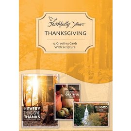 Boxed Cards - Faithfully Yours: Thanksgiving