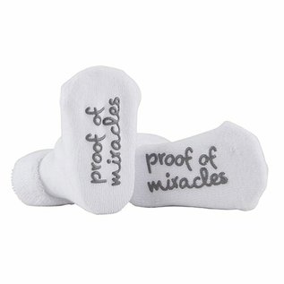 Baby Socks - Proof of Miracles, White