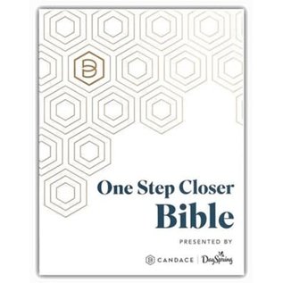 NLT One Step Closer Devotional Bible, Navy Imitation Leather