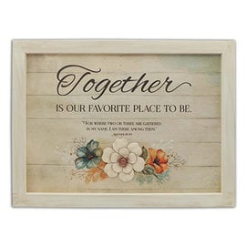 Wall Art - Together is our Favorite Place to be, Framed
