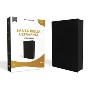 RVR 1960 Giant Print Ultrathin Bible, Black Bonded Leather w/Zipper