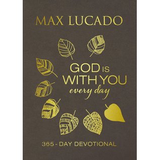 God Is With You Every Day, Large Print 365-Day Devotional (Max Lucado), Leathersoft