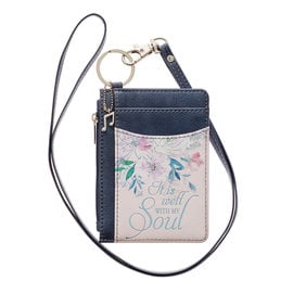 ID Card Holder - It is Well, with Lanyard