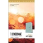 The Message Large Print Deluxe Gift Bible, Teal LeatherLook