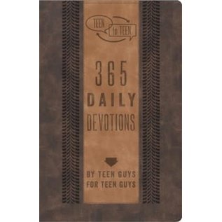Teen to Teen - 365 Daily Devotions by Teen Guys, Brown Imitation Leather