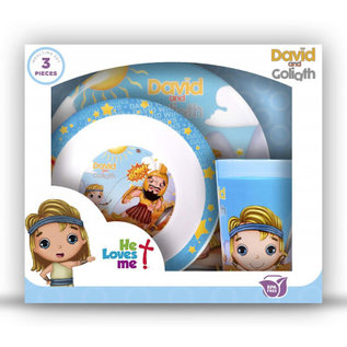 3 Piece Mealtime Set - David and Goliath