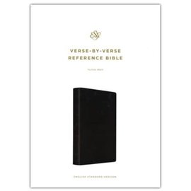 ESV Verse-By-Verse Reference Bible, Black TruTone