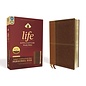 NIV Personal Size Life Application Study Bible, Brown Leathersoft
