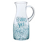 Glass Pitcher - He Restores my Soul