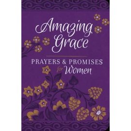 Amazing Grace: Prayers & Promises For Women, Purple Leathersoft