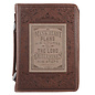 Bible Cover - A Man's Heart, Brown