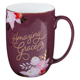 Mug - Amazing Grace, Mulberry