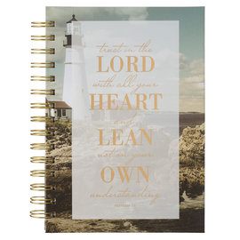 Journal - Trust in the Lord, Lighthouse, Wirebound