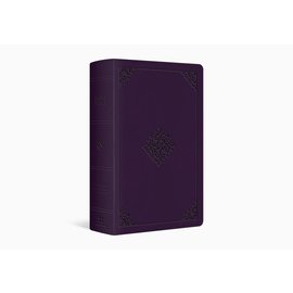 ESV Large Print Personal Size Bible, Lavender Ornament Design TruTone