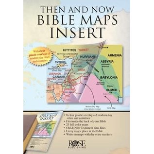 Then and Now Bible Maps Insert