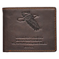 Men's Leather Wallet - Isaiah 40:31, Brown