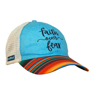 DISCONTINUED Hat - Faith Over Fear, Stripes