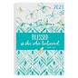 2023 Planner - Blessed is She, Teal Butterfly Hardcover